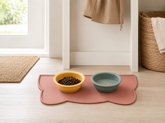 ChowCatch Pet Feeding Mat — Non-Slip, Raised Edge, Easy Clean